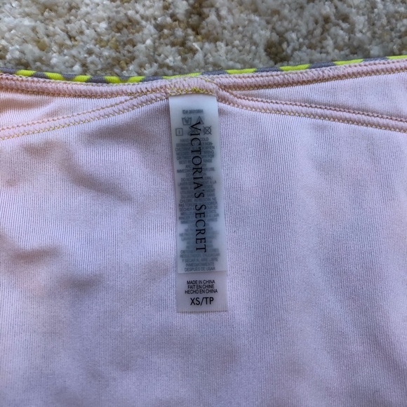 Victoria’s Secret V Front Tie Bikini Bottoms Neon Paisley XS - Picture 4 of 6